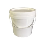 10L Round Plastic Bucket With Lid With Handle