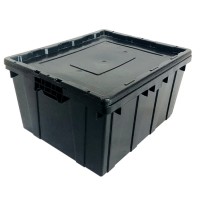 Plastic Storage Boxes Stackable  Nestable  Transparent Box Plastic Square Box with Lid