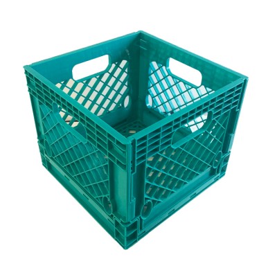 16 Quart collapsible folding storage crate milk crate sale