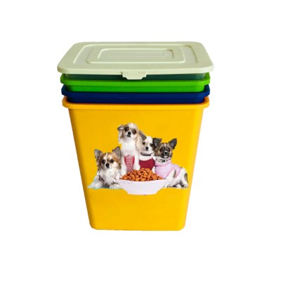 15KG 40liter Pet Food Storage High Quality Easy Open Plastic Food Container