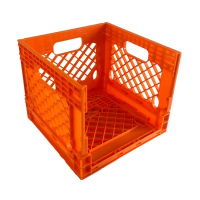 Low priced folding milk crates 16Qt collapsible utility crate